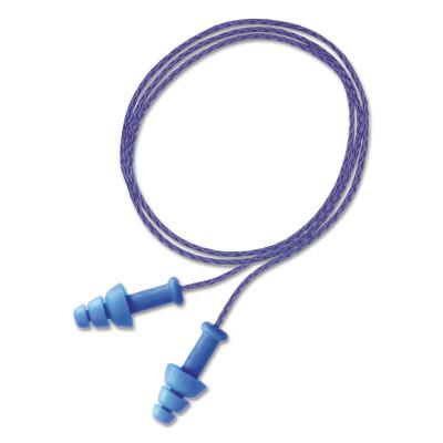 Honeywell SmartFit Reusable Earplugs, TPE, Blue, Corded, SMF-30BU