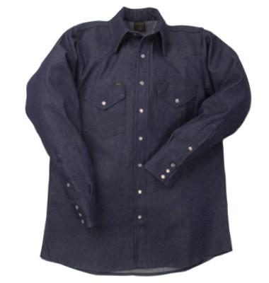 LAPCO 1000 Blue Denim Shirts, Denim, 16 Long, DS-16-L