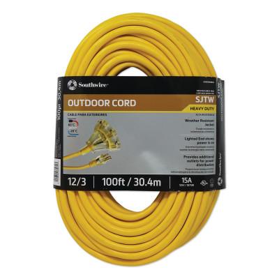 CCI?? 25' 14/3 SJEO YELLOW TROUBLE LIGHT 300V GROUND, 05657