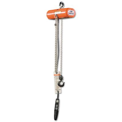 CM Columbus McKinnon ShopStar Electric Chain Hoist, 500 lb Capacity, 10 ft Lifting Height, 2091