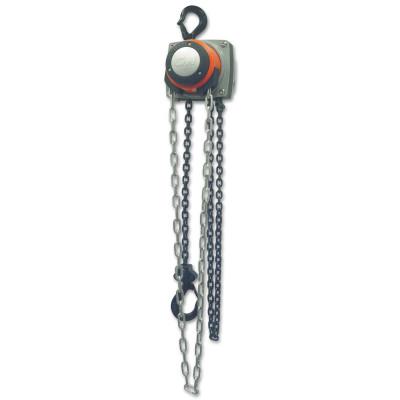 CM Columbus McKinnon Hurricane Hand Chain Hoist, 1/2 Tons Cap., 12 ft Lifting Height, 1 Fall, 44 lbf, 5624