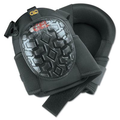 CLC Custom Leather Craft Professional Gel Kneepads, Elastic Upper Straps w/ Buckle-Style Fasteners, Black, G340