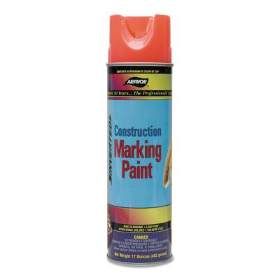 Aervoe Industries Construction Marking Paints, 20 oz , Yellow, 252