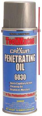 Aervoe Industries Crown Penetrating Oil, 16 oz, Aerosol Can, 6030