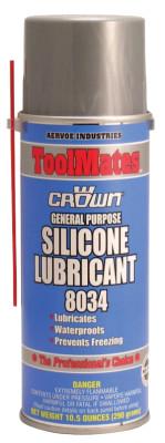 Aervoe Industries General Purpose Silicone Lubricants, 16 oz Aerosol Can, 8034