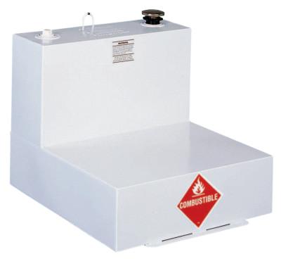 Apex Tool Group Liquid Transfer Tanks, L-Shaped, 51 gal to 54 gal, Steel, White, 482000