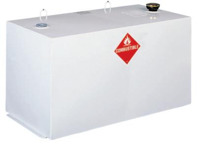 Apex Tool Group Liquid Transfer Tanks, Square, 50 gal to 55 gal, Steel, White, 485000