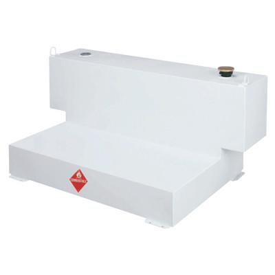 Apex Tool Group Liquid Transfer Tanks f/4-Door Trucks, L-Shaped, 98 gal to 106 gal, Steel, White, 498000