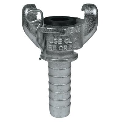 Dixon Valve Air King® 2-Lug Hose End, 3/4 in M Barb, 25/32 in dia x 2-1/2 in W x 3-15/16 in H, Iron, AM6