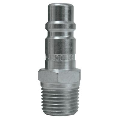 Dixon Valve Air Chief Industrial Quick Connect Fitting, 3/8 in Body Size, 1/4 in (NPT) M, Steel, DCP2502