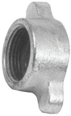 Dixon Valve Malleable Iron Wing Nuts, 2 15/16 in, Iron, J47