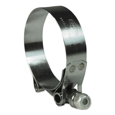 Dixon Valve T-Bolt Hose Clamps, 2 1/4"-2 7/16" Hose OD, Stainless Steel 300, 25/Bx, STBC238