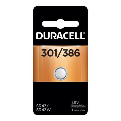 Duracell?? Watch/Electronic Battery, 1.5V,  309/393 Silver Oxide Button Cell, 1 EA/PK, D309/393PK