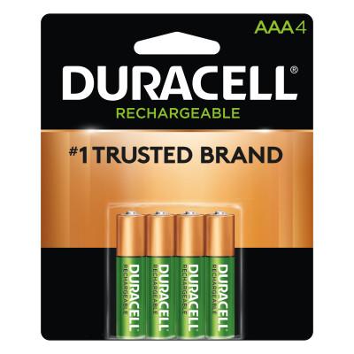 Duracell?? Pre-Charged Rechargeable Battery, NiMH, AAA, 1.2V, 4 EA/PK, DX2400B4N