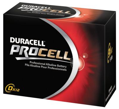 Duracell?? Procell Battery, Non-Rechargeable Alkaline, 1.5 V, D, PC1300