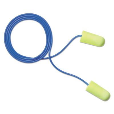 3M™ E-A-Rsoft™ Yellow Neons™ Foam Earplug, Polyurethane, Yellow, Corded, Regular, 311-1250