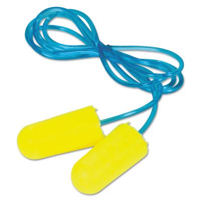 3M™ E-A-Rsoft Earplugs, Polyurethane, Yellow, Corded, 311-4110