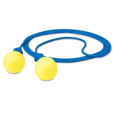 3M™ E-A-R™ Push-Ins Foam Earplug, Polyurethan, Blue/Yellow, Corded, 318-1001