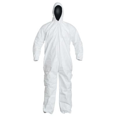 DuPont™ Tyvek® IsoClean® Coverall with Attached Hood, White, 8X-Large, IC181SWH8X002500