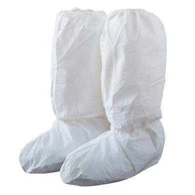 DuPont™ Tyvek IsoClean High Boot Covers with PVC Soles, Large, White, IC444S-L