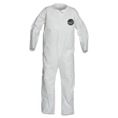 DuPont™ ProShield® 50 Collared Coveralls with Open Wrists/Ankles, White, 4X-Large, NB120SWH4X002500