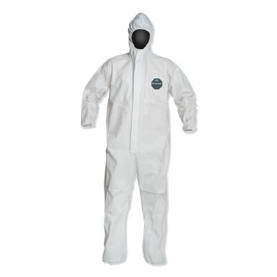 DuPont™ ProShield® 50 Hooded Coveralls with Elastic Wrists/Ankles, White, Medium, NB127SWHMD002500