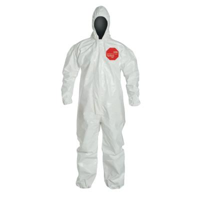 DuPont™ Tychem® SL Coveralls with attached Hood, White, X-Large, SL127T-XL