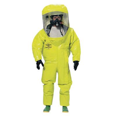 DuPont™ Tychem TK Encapsulated Level A Suit Rear Entry, Lime Yellow, Large, TK555T-LG