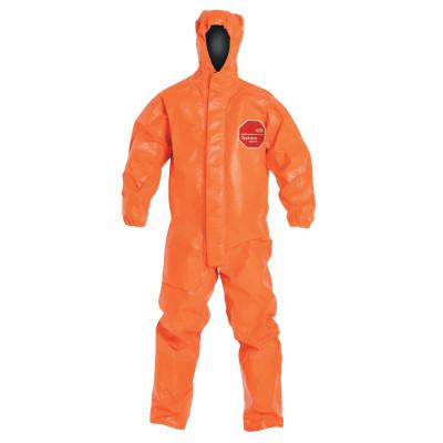 DuPont™ Tychem ThermoPro Coverall with Open Ankles, Orange, 4X-Large, TP198TOR4X000200