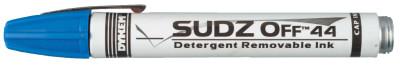 ITW Pro Brands SUDZ OFF® Detergent Removable Temporary Marker, Black, Threaded Cap Tip, 44985