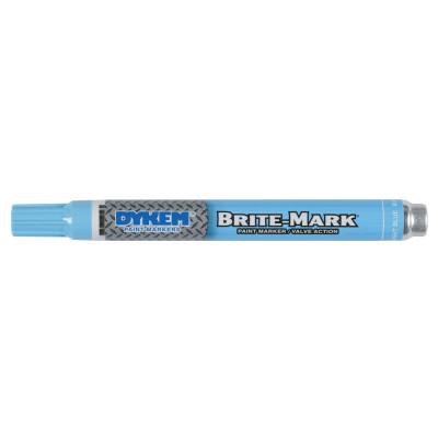 ITW Pro Brands BRITE-MARK® Medium Paint Marker, Light Blue, Medium, Bullet, Acrylic, 84008