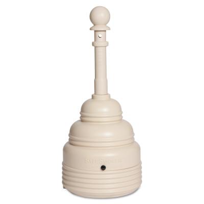 Eagle Mfg 1206 Series FM Approved SafeSmoker Receptacles, 5 qt, 38" h, Polyethylene, Beige, 1206BEIGE