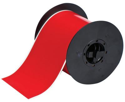 Brady® BBP31 Indoor/Outdoor Vinyl Tapes, 100 ft x 4 in, Red, B30C-4000-595-RD