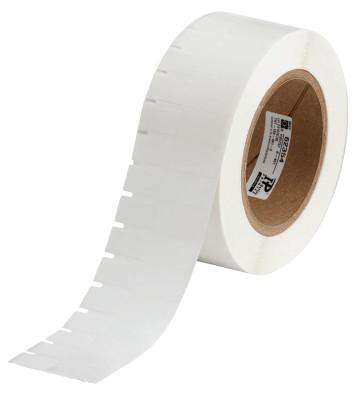 Brady® Thermal Transfer Printable Labels, 0.920 in x 1.8 in, White/Translucent, THT-122-461-3