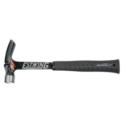 Estwing Solid Steel Framing Hammer, Black Nylon Vinyl Handle, 13 5/8 in, 15 oz, EB-15SR