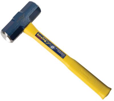 Estwing Sure-Strike Engineers Hammers, 64 oz, 14 in, Straight Fiberglass Handle, MRF64E