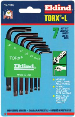 Eklind?? Tool Torx?? L-Key Sets, Short Allen Wrench, 7 pieces, 10807