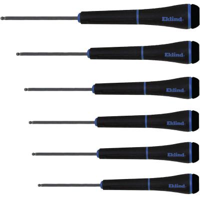 Eklind® Tool 6PC BALL-HEX 1.3-4MM SCREWDRIVER SET, 92600