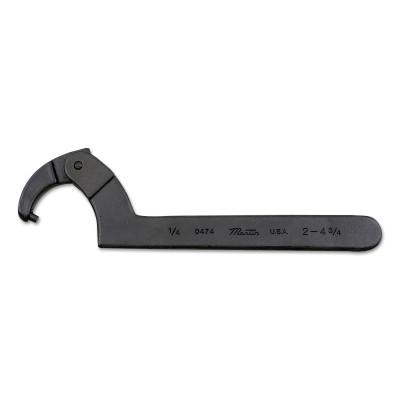 Martin Tools Adjustable Pin Spanner Wrenches, 3 in Opening, 7/32 in Pin, 8 1/16 in, 0472A