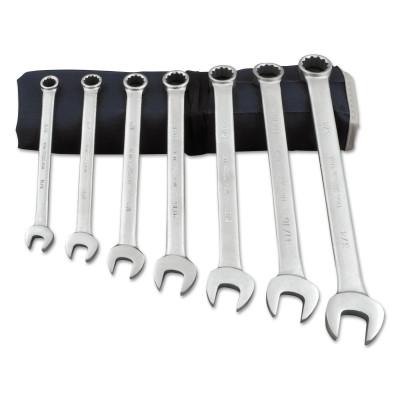 Martin Tools Combination Wrench Sets, 12 Points, Inch, Chrome, C7K