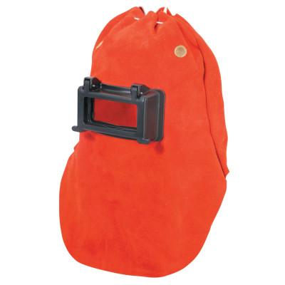 Honeywell Fibre-Metal® Leather Welding Hood, Lens Shade 10, Orange, Lift-Front Glassholder, 2 in x 4-1/4 in Window, 870