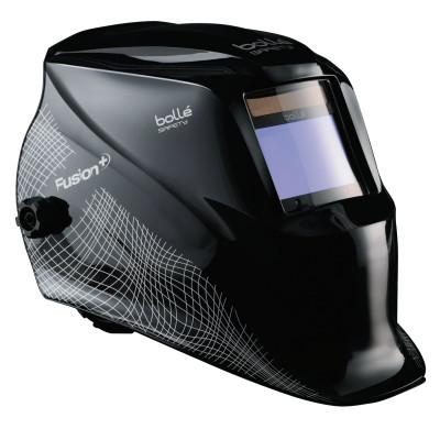 Bolle FUSION+ Electro-Optical Welding Helmets, Variable Shades 5-8/9-13, Black, 4 x 2, 40121