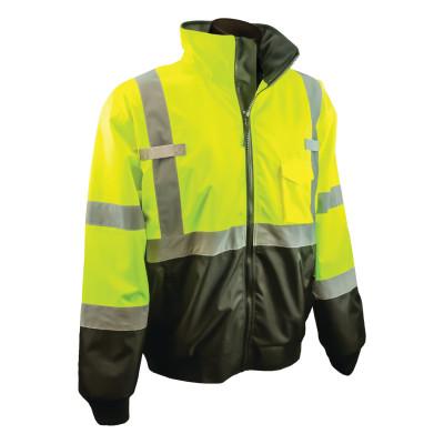 Radians SJ110B Two-in-One High Visibility Bomber Safety Jackets, 5XL, Orange, SJ110B-3ZOS-5X