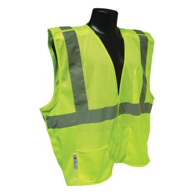 RADIANS SV4 Economy Type R Class 2 Breakaway Safety Vests, X-Large, Hi-Viz Green, SV4GMXL