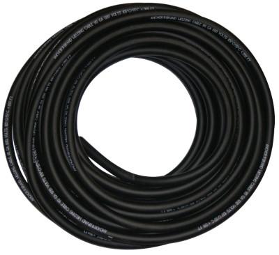 ORS Nasco Welding Cable, 1 AWG, 25 ft, Black, 1X25