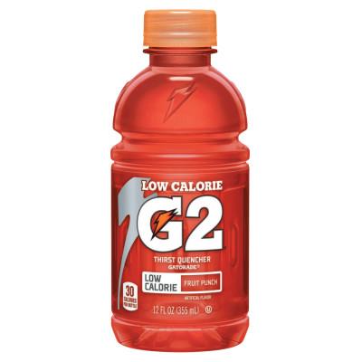GatoradeÂ® G2 Low Calorie Thirst Quencher, 12 oz, Bottle, Fruit Punch, 12202