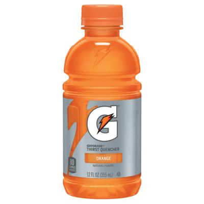 GatoradeÂ® Thirst Quencher, Orange, 12 oz, Bottle, 12937