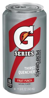 GatoradeÂ® G Series 02 PerformÂ® Thirst Quencher Ready-to-Drink Can, 11.6 fl oz, Fruit Punch, 30903