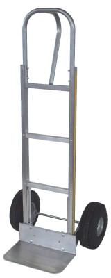 Milwaukee Hand Trucks Modular Aluminum Hand Trucks, 500lb Cap., P-Shaped Handle, Semi-Pneumatic Wheels, 45126