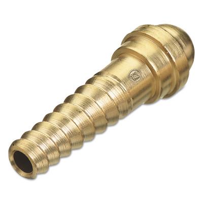 Western Enterprises Spiral & NPT Hose Nipples, 200 PSIG, Brass, 1/4 in Hose ID, 1 19/32 in, 11